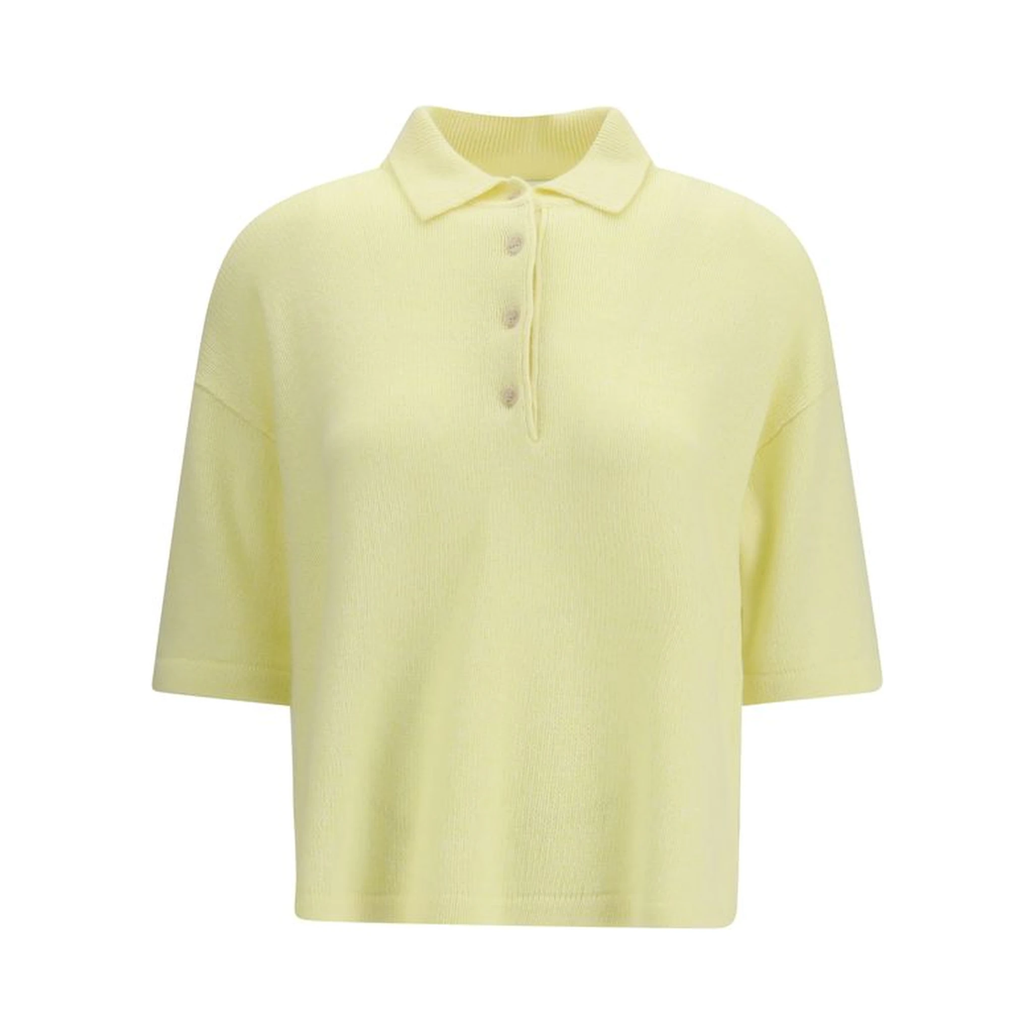 Bicolor Cashmere Polo Shirt