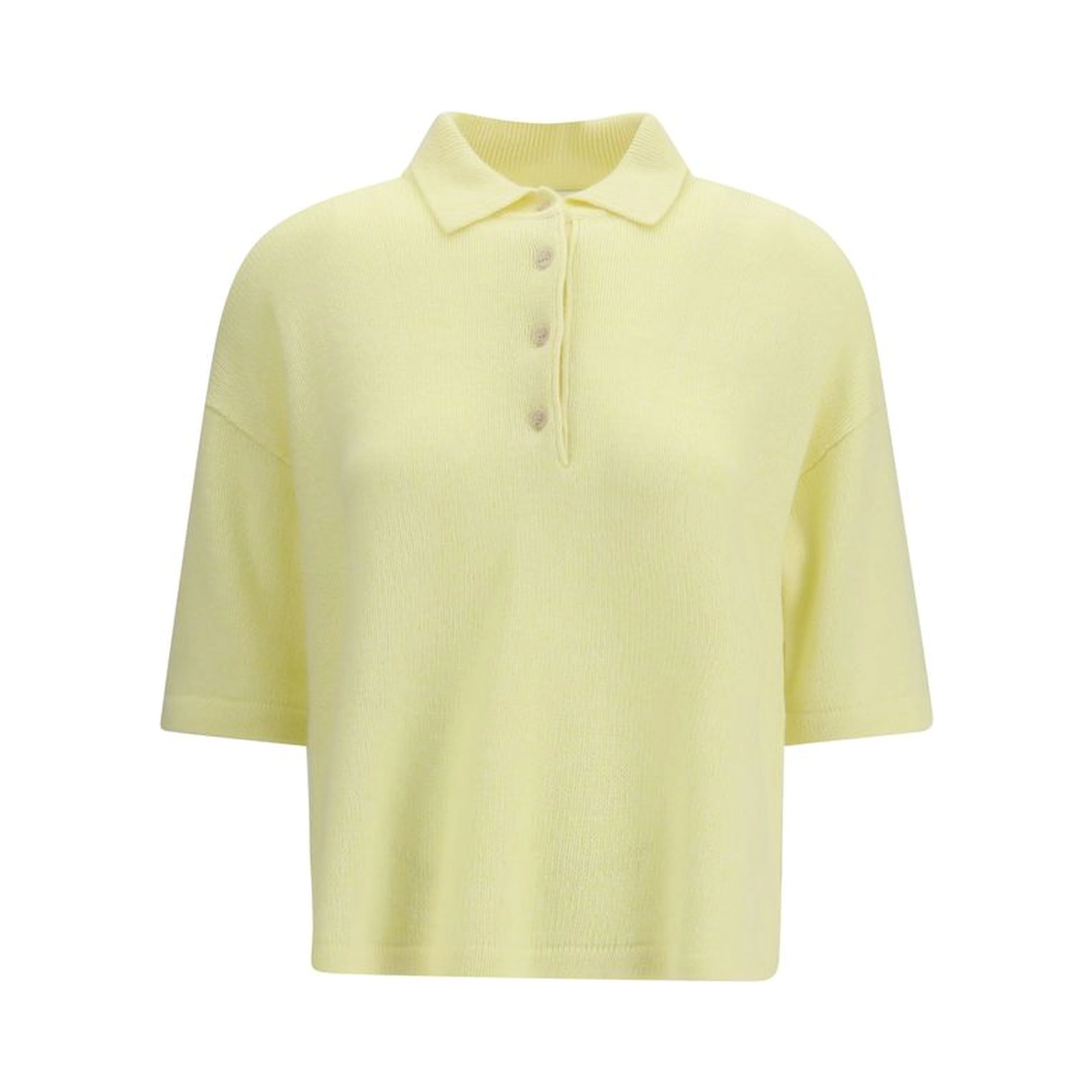 Bicolor Cashmere Polo Shirt