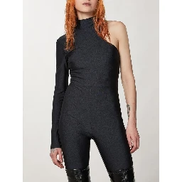 Black Polyamide Jumpsuit