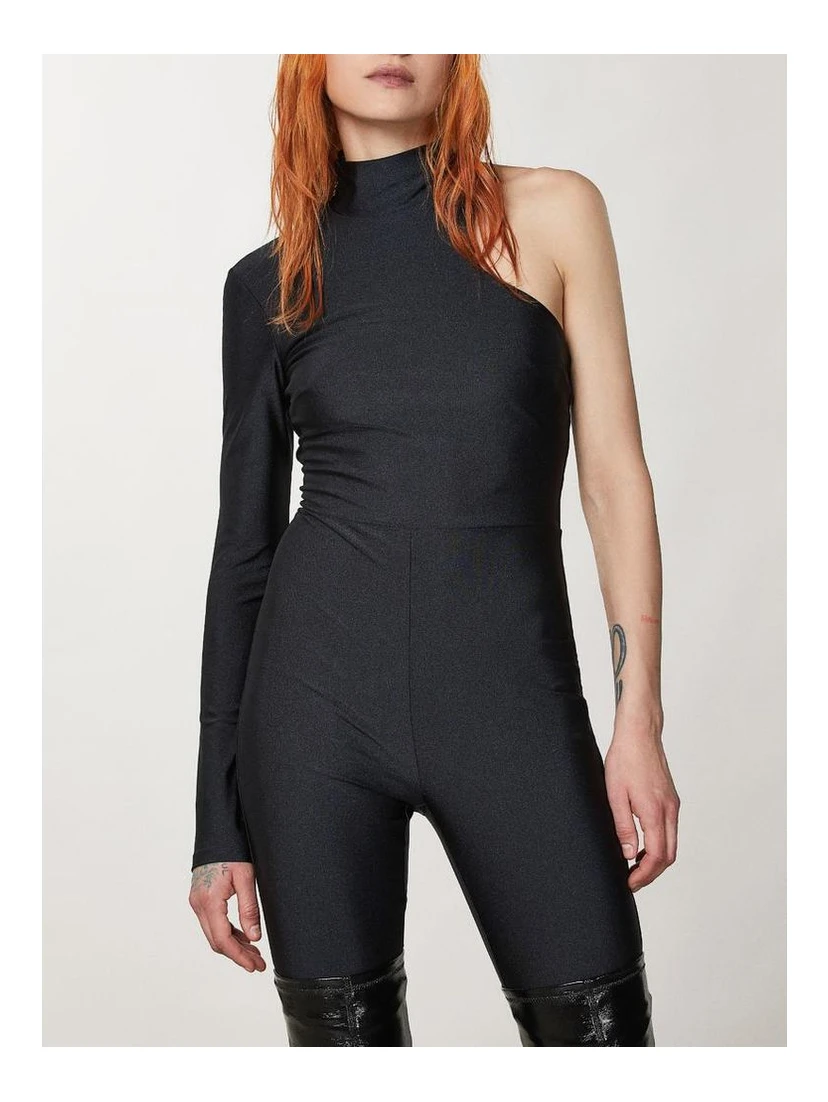 Black Polyamide Jumpsuit