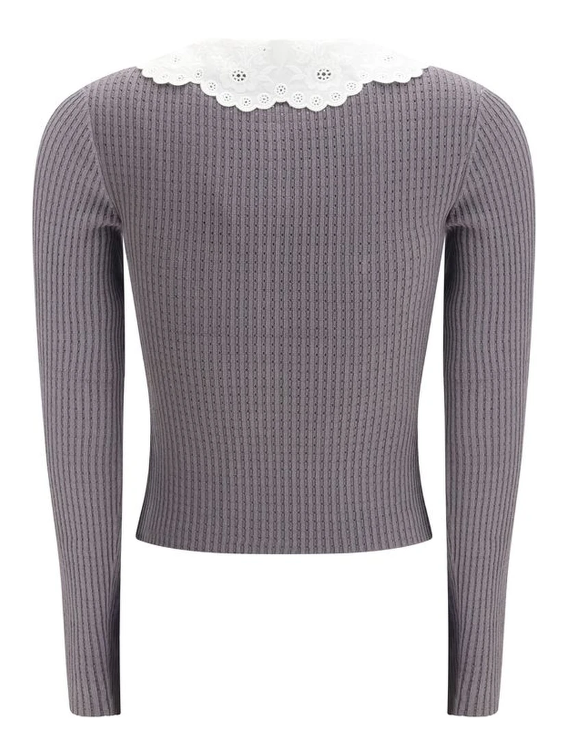 Gray Viscose Shirt