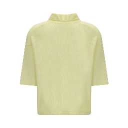 Bicolor Cashmere Polo Shirt