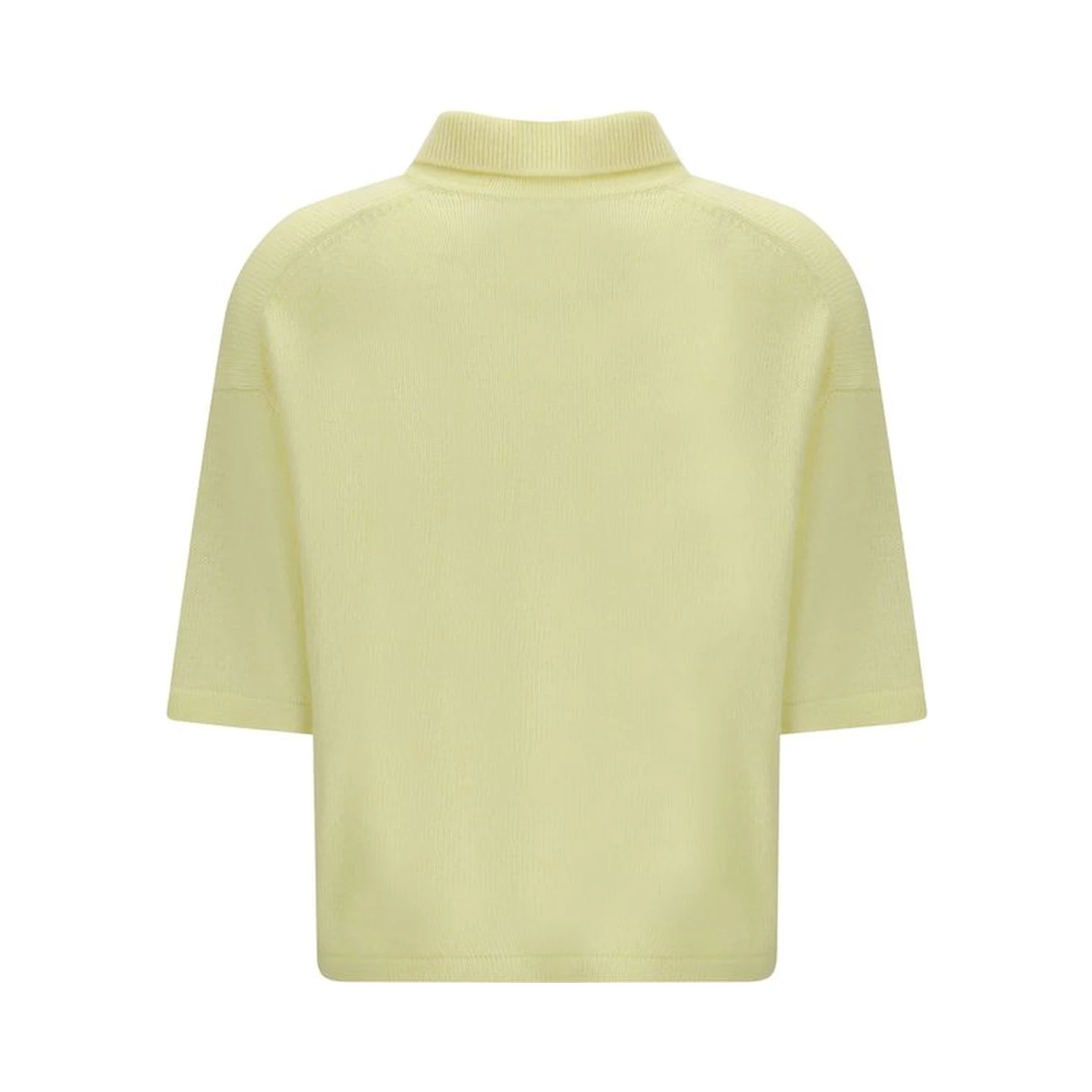 Bicolor Cashmere Polo Shirt