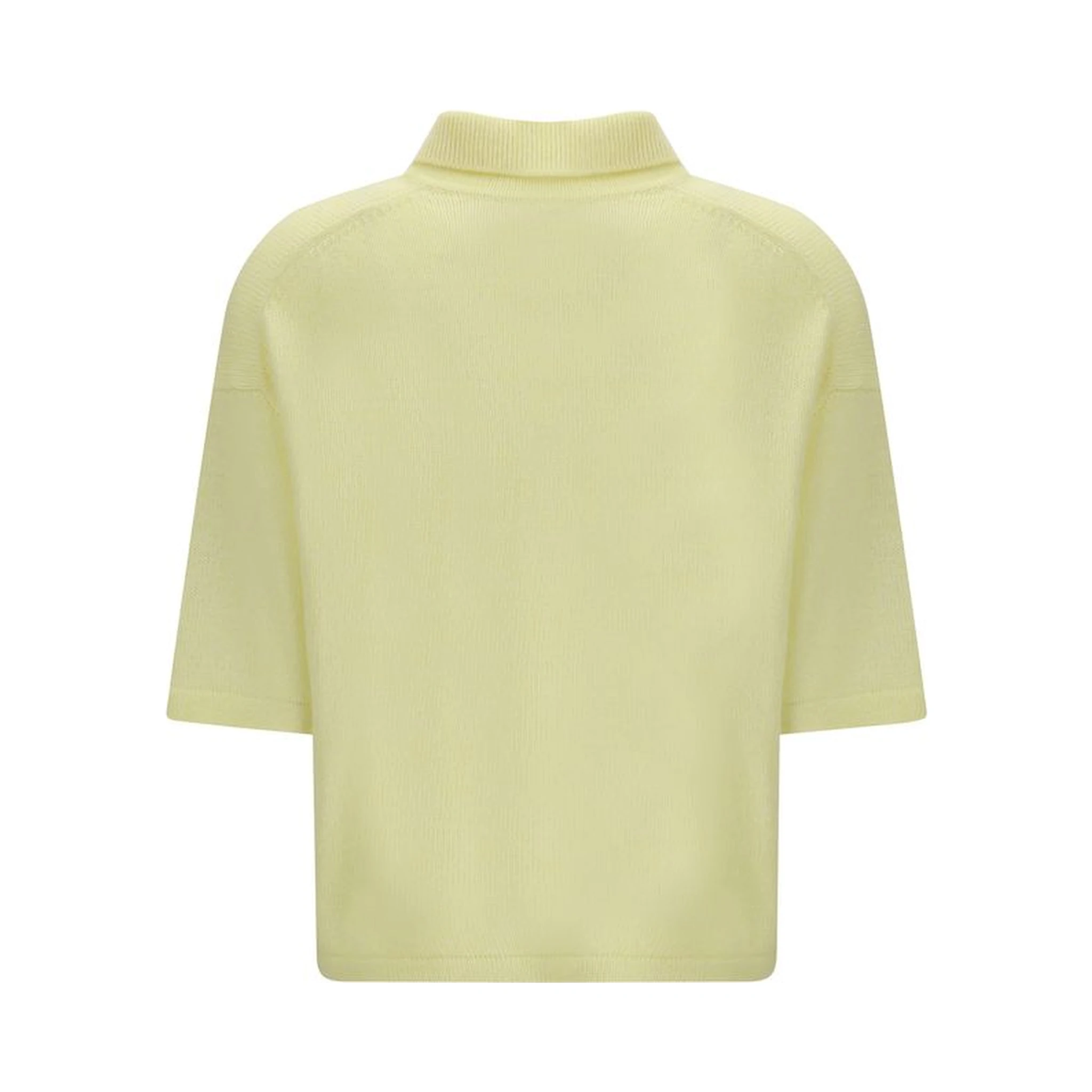 Bicolor Cashmere Polo Shirt