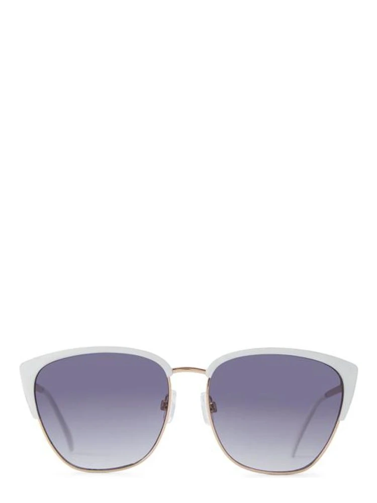 White Polycarbonate Sunglasses