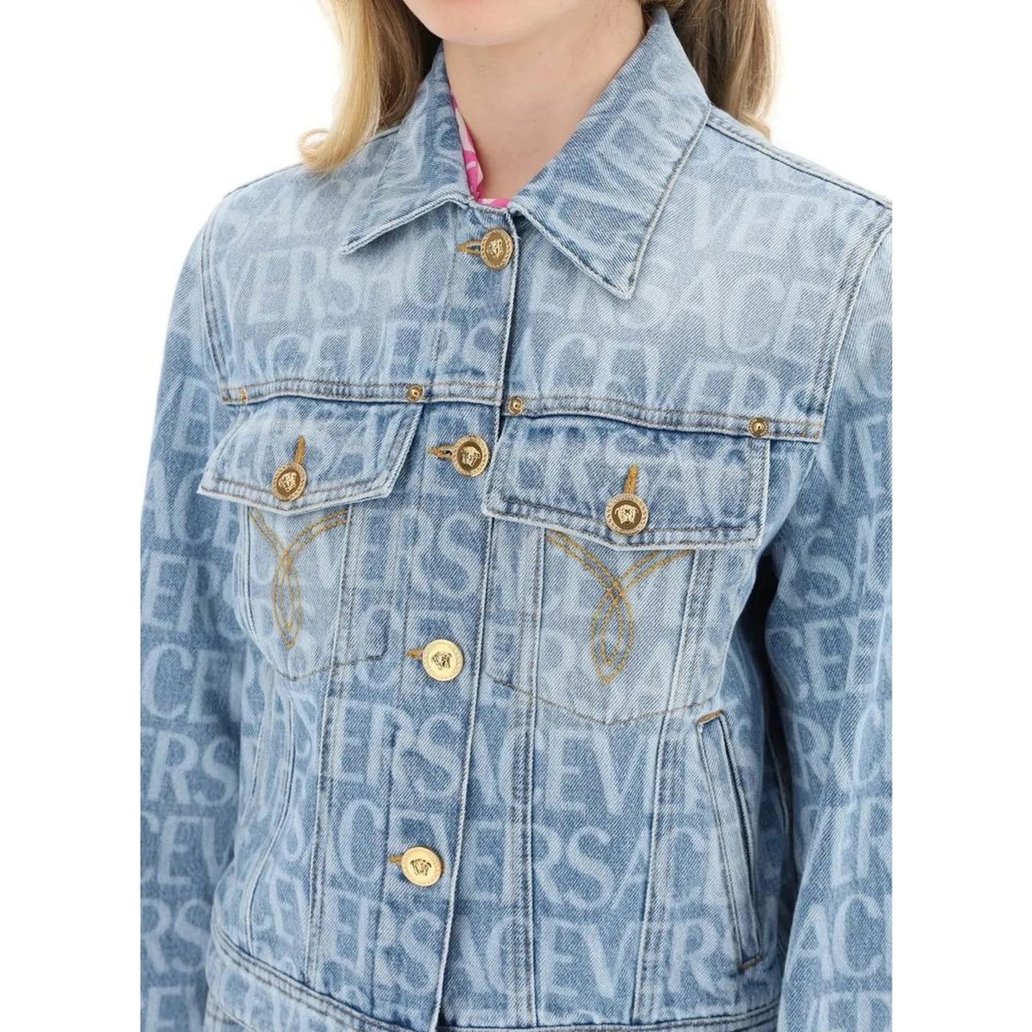 Blue Cotton Denim Jacket