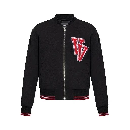 Black Virgin Wool Bomber
