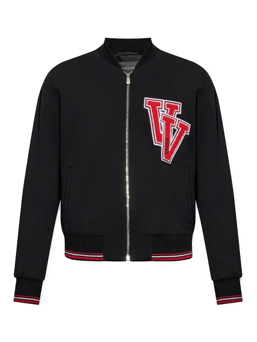 Black Virgin Wool Bomber