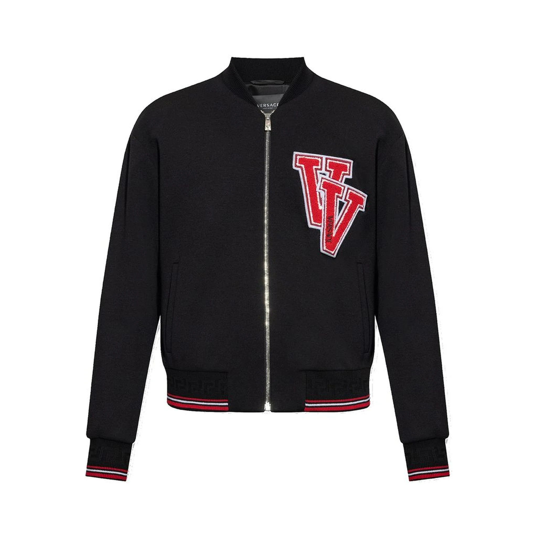 Black Virgin Wool Bomber