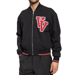Black Virgin Wool Bomber