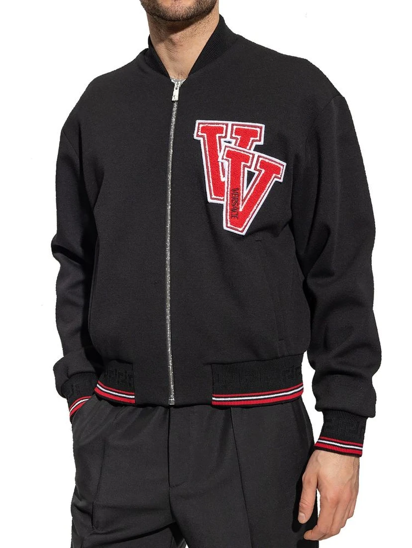 Black Virgin Wool Bomber