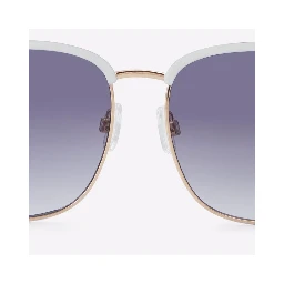 White Polycarbonate Sunglasses