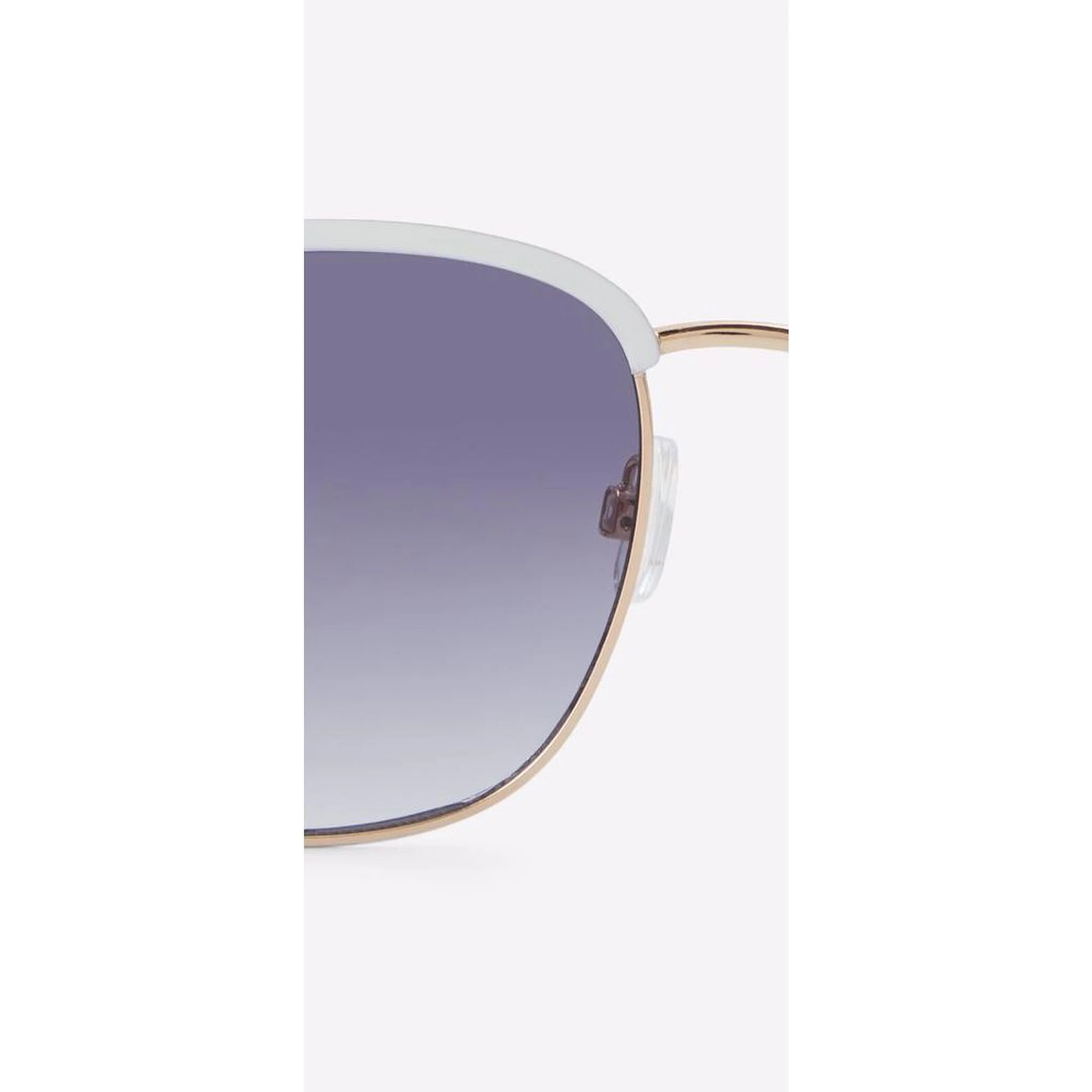 White Polycarbonate Sunglasses
