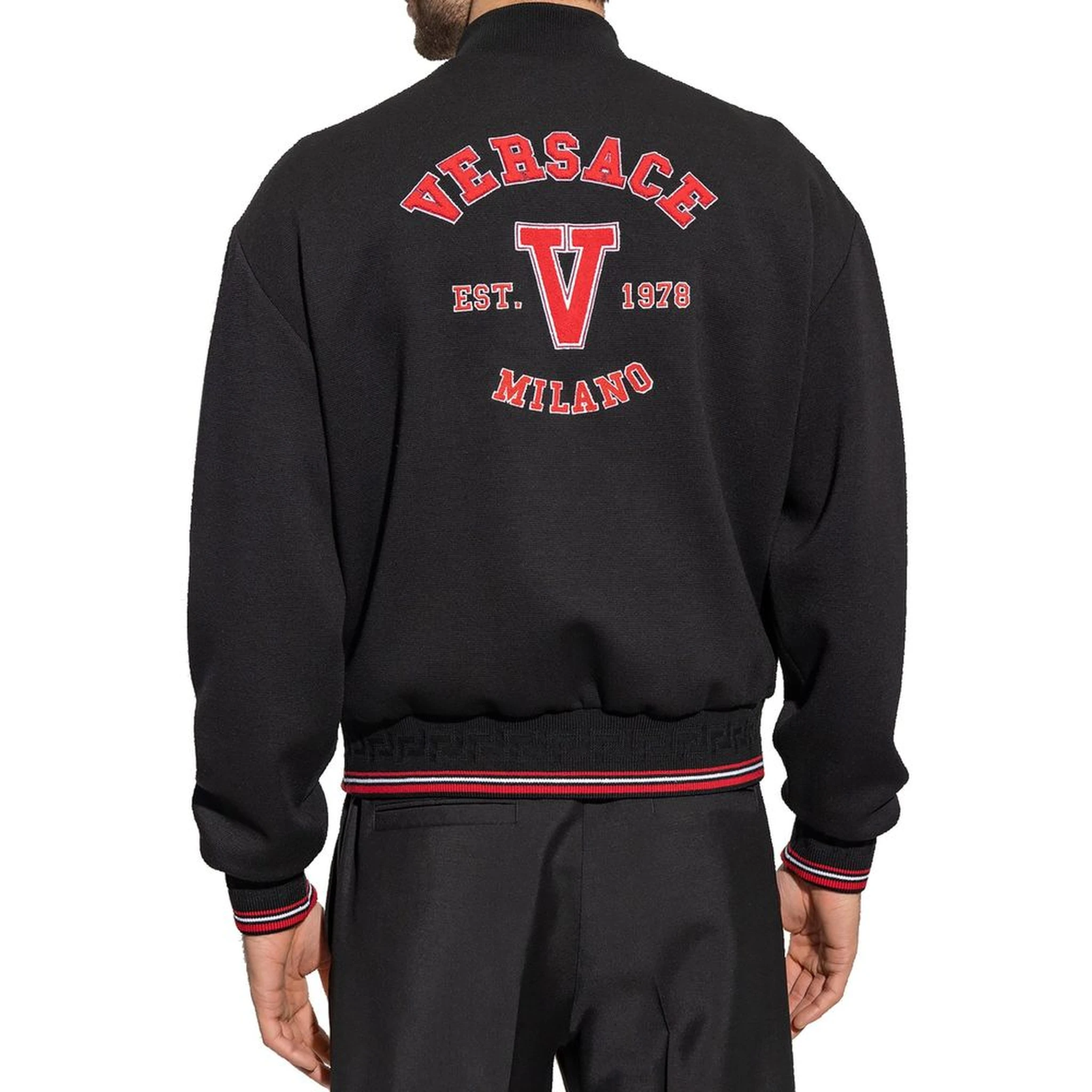 Black Virgin Wool Bomber