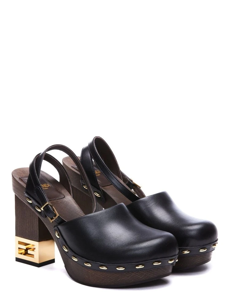 Black Calfskin Clogs alternative