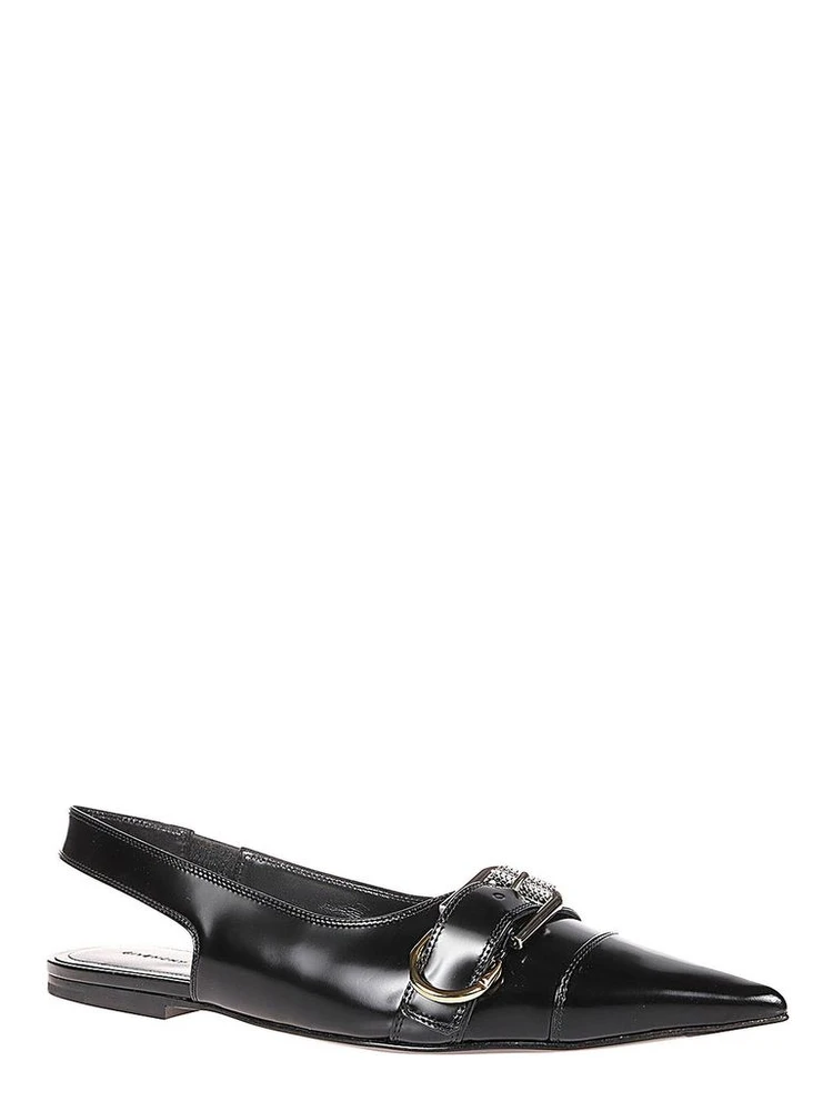 Black Calfskin Ballet Flats alternative