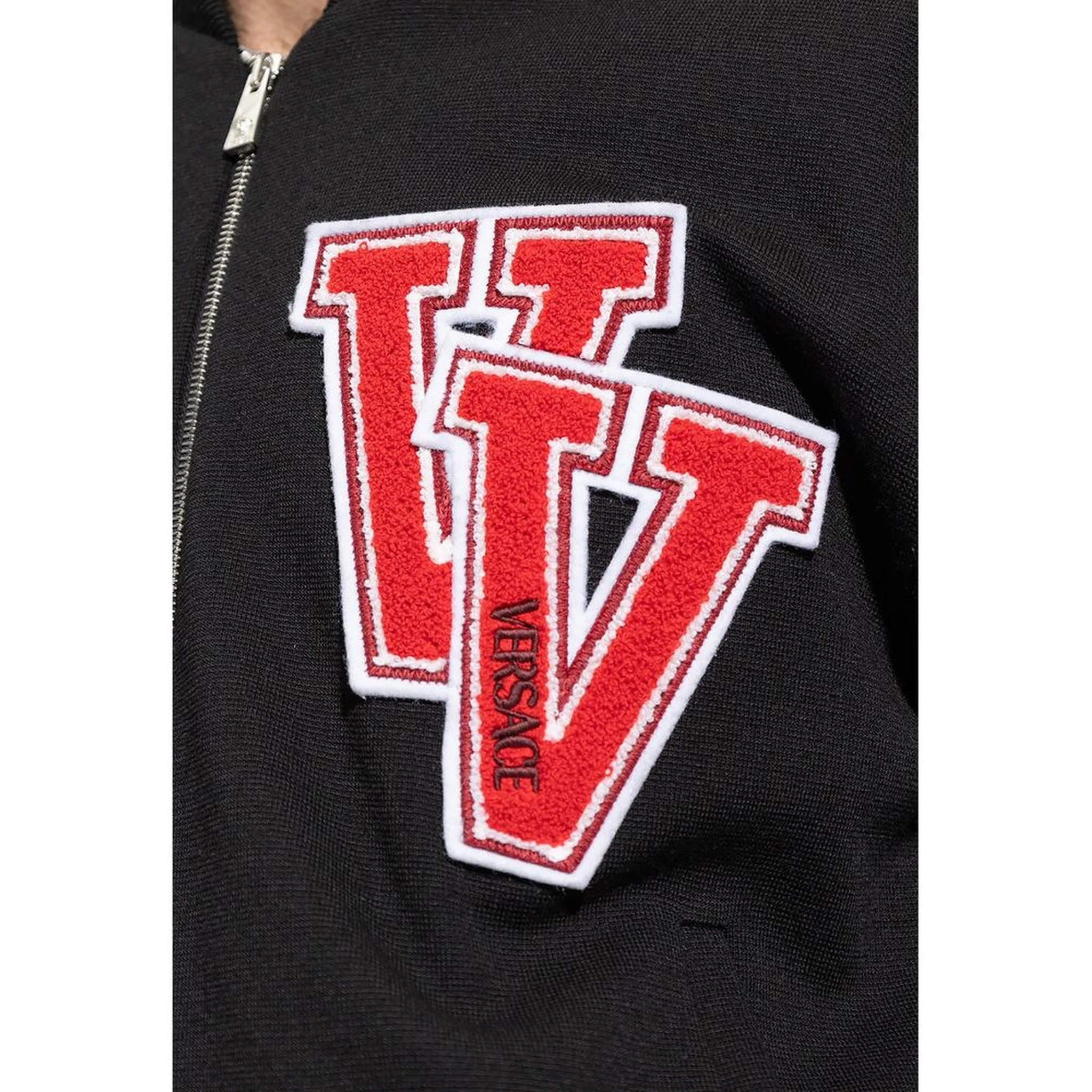 Black Virgin Wool Bomber