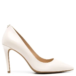 حذاء مايكل كورس بكعب نصفي، لون بيج