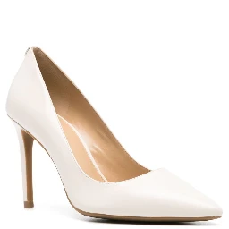 حذاء مايكل كورس بكعب نصفي، لون بيج