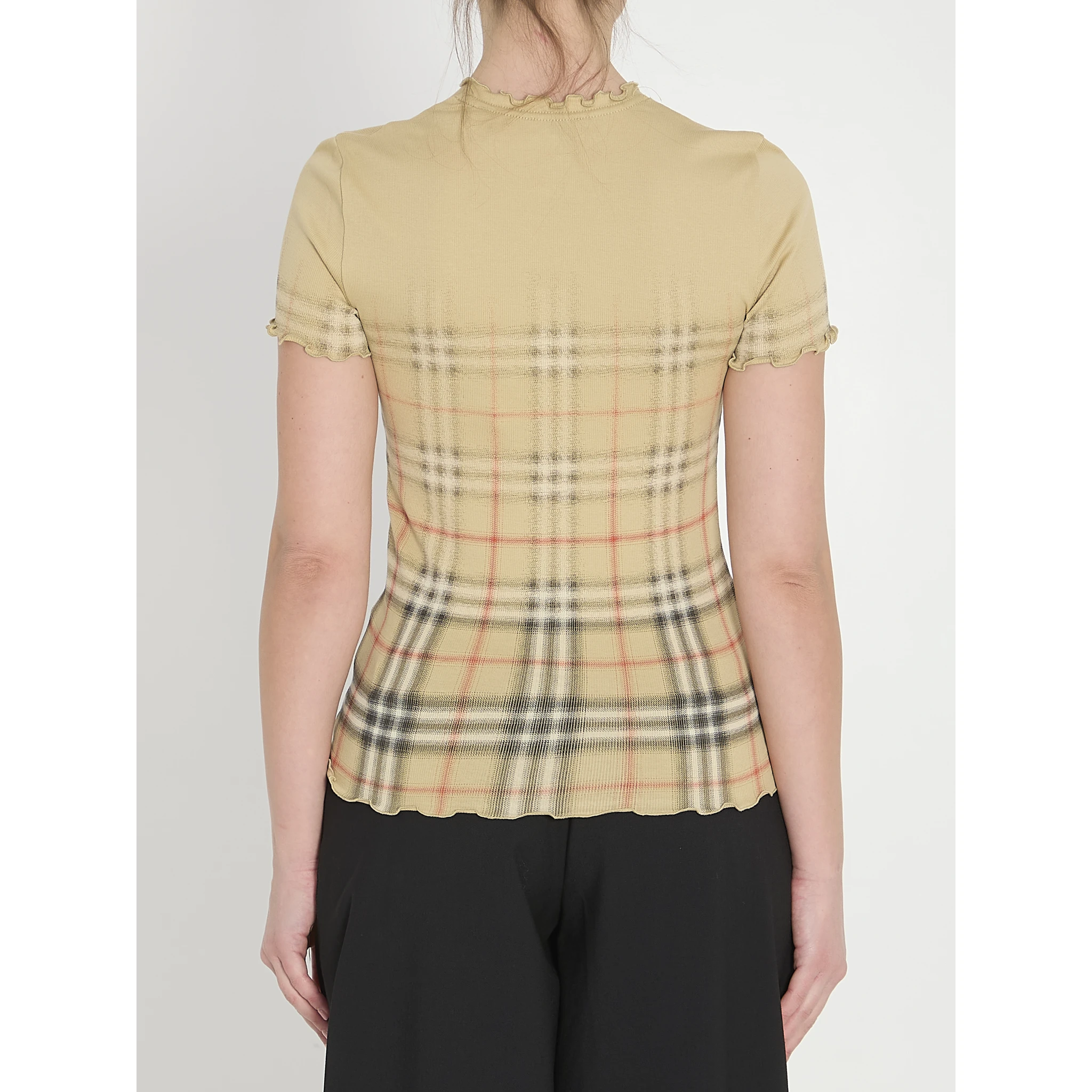 Stretch cotton T-shirt