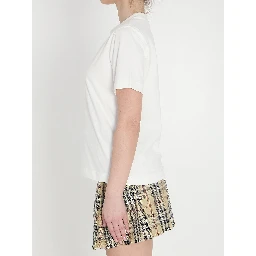 Check cotton t-shirt