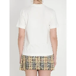 Check cotton t-shirt