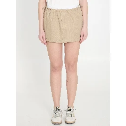Mid-rise mini skirt