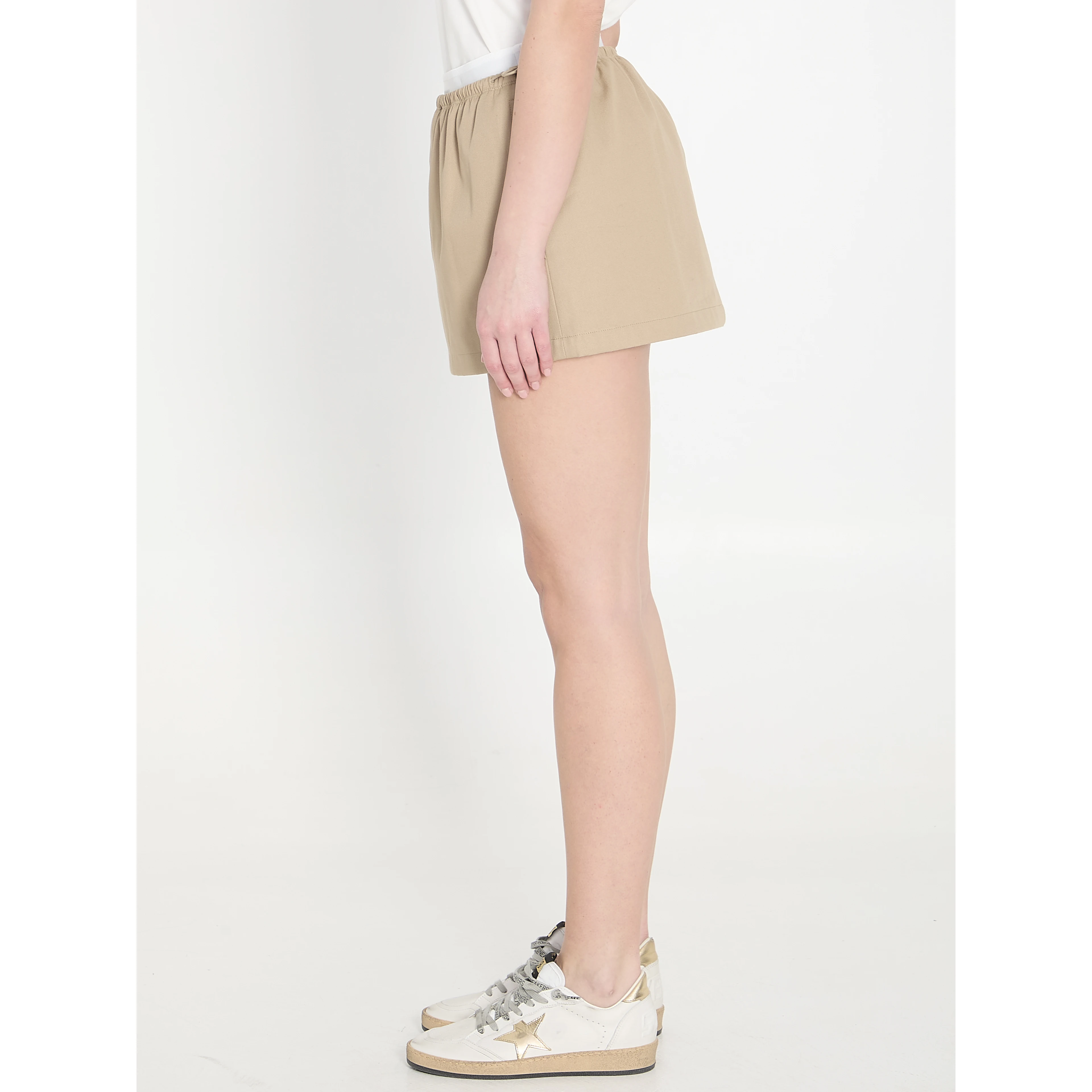 Mid-rise mini skirt