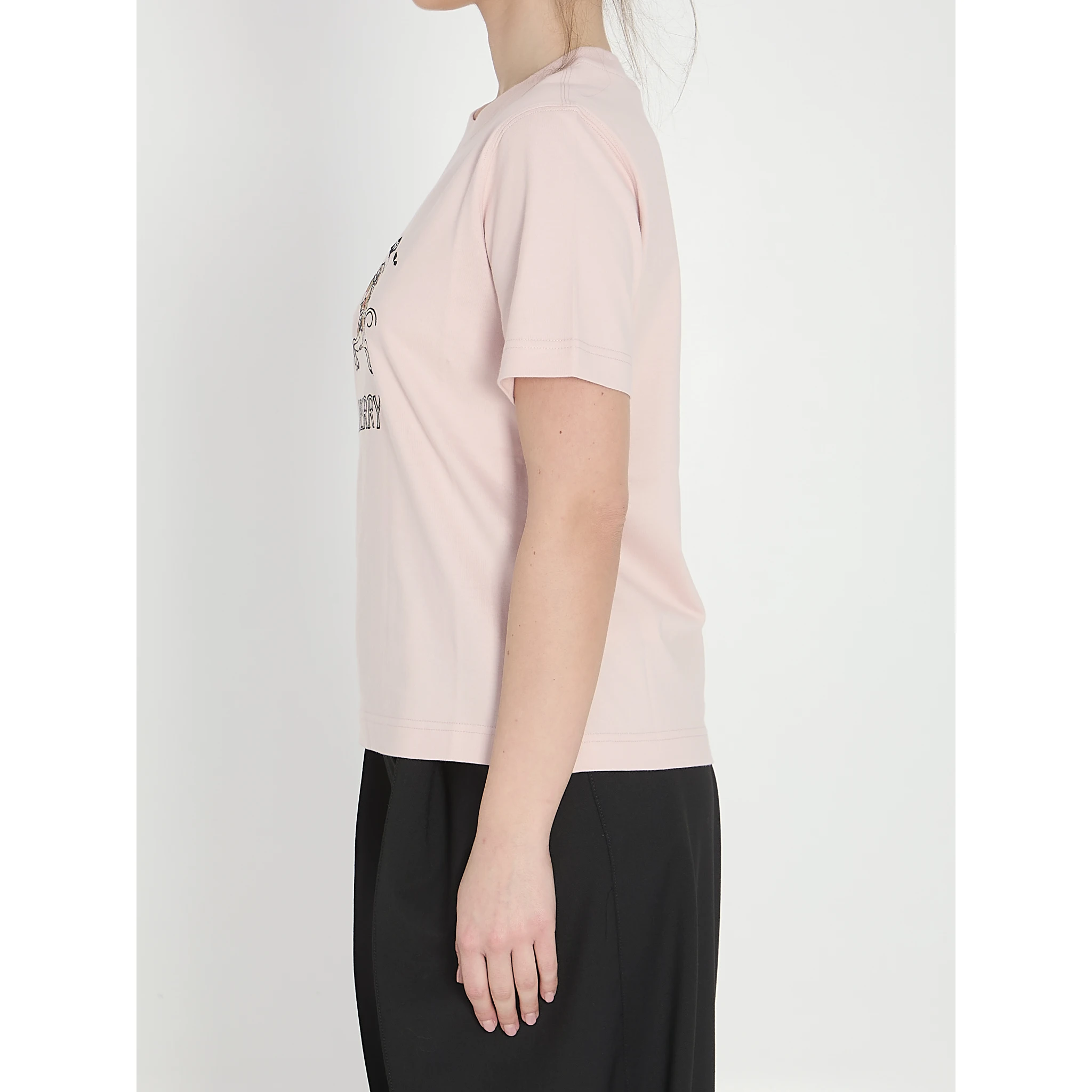 Check cotton t-shirt