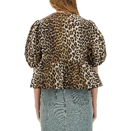 BLOUSE WITH "ANIMALIER" PRINT