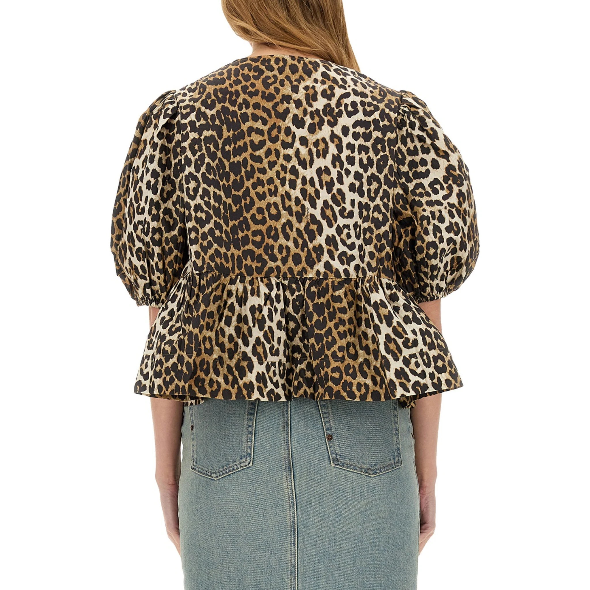 BLOUSE WITH "ANIMALIER" PRINT