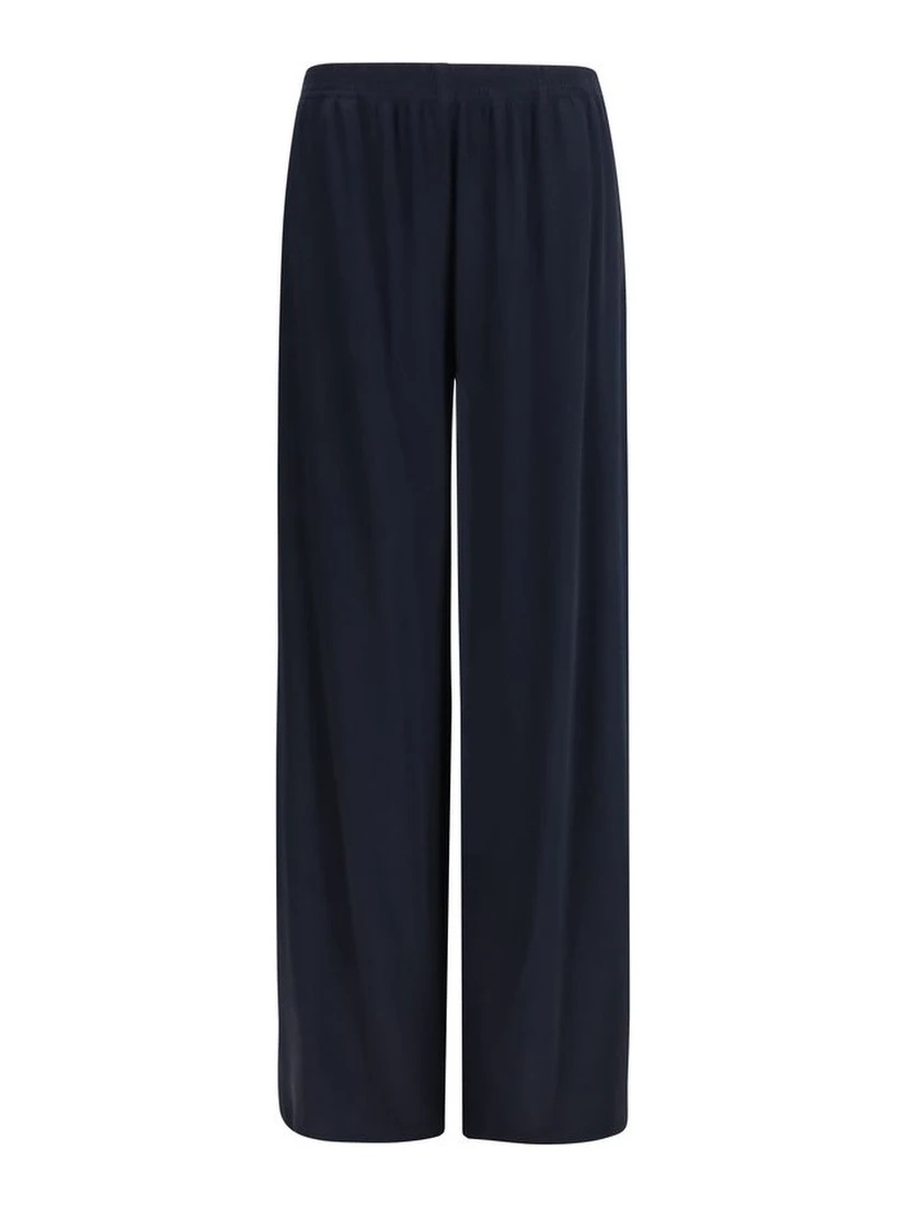 Blue Viscose Pants