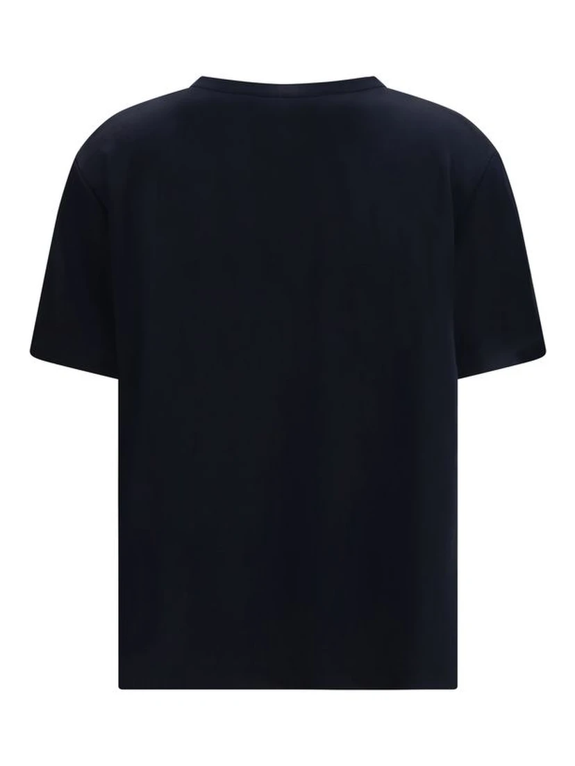 Blue Viscose T-Shirt