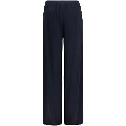 Blue Viscose Pants