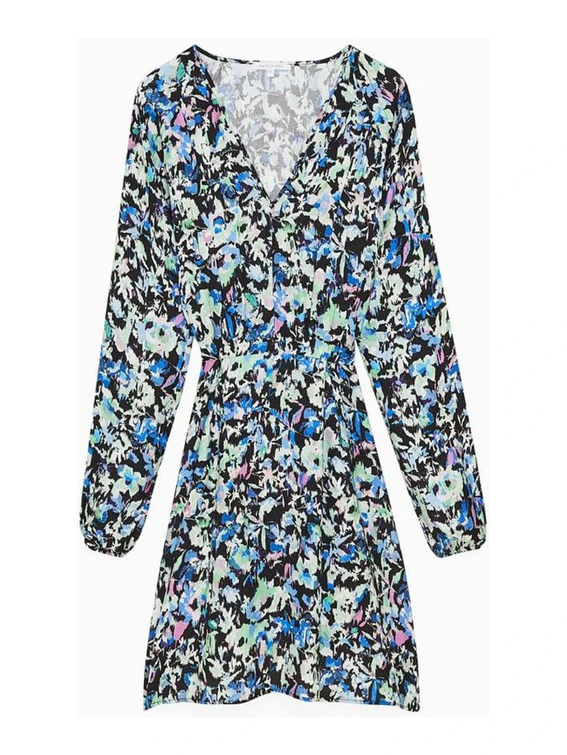 Multicolor Viscose Casual Dress