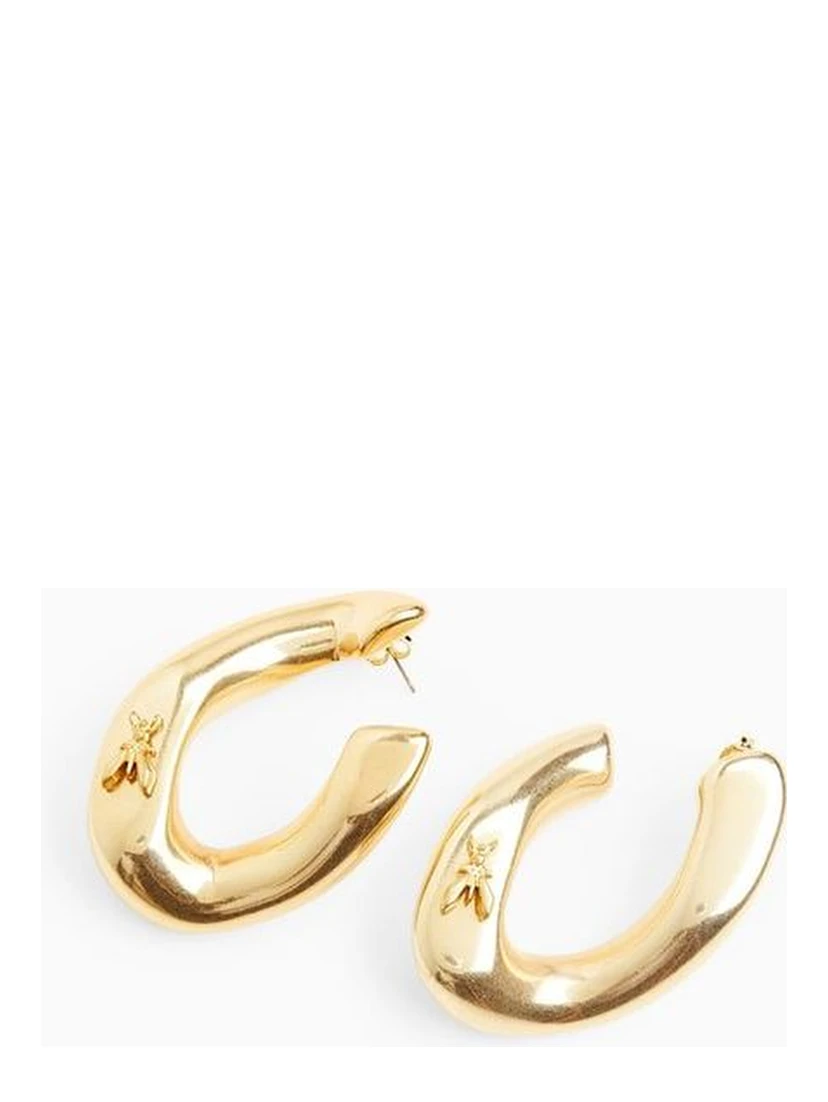 Gold Plastic Earrings