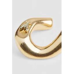 Gold Plastic Earrings