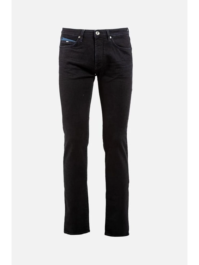 Black Cotton Jeans Denim