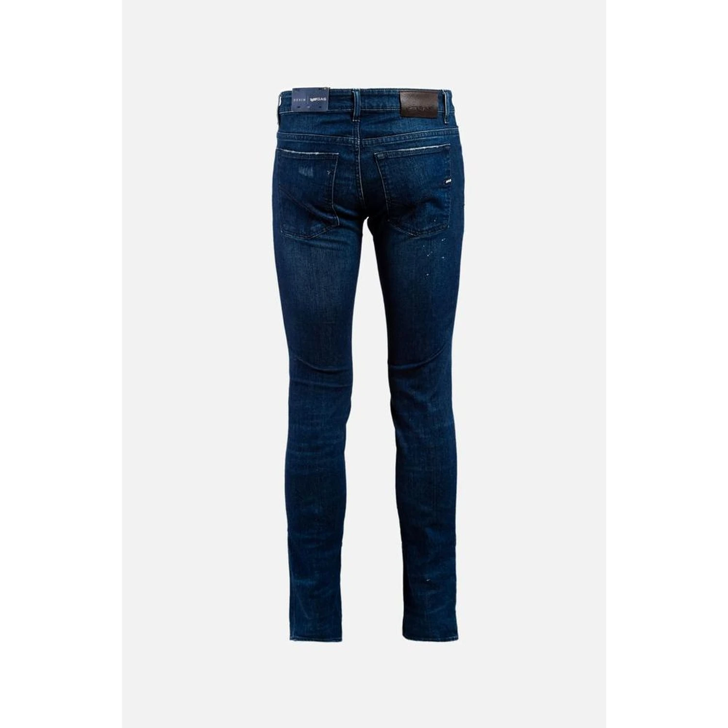 Blue Cotton Slim Fit Jeans
