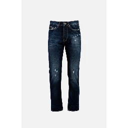 Blue Cotton Jeans Denim