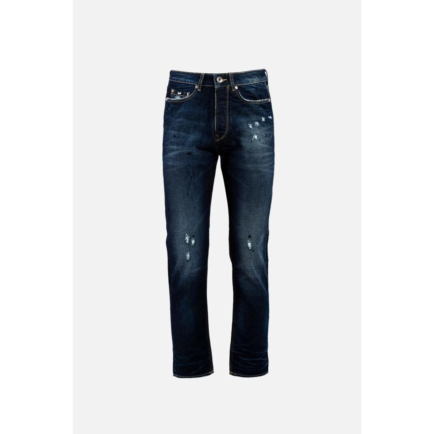 Blue Cotton Jeans Denim