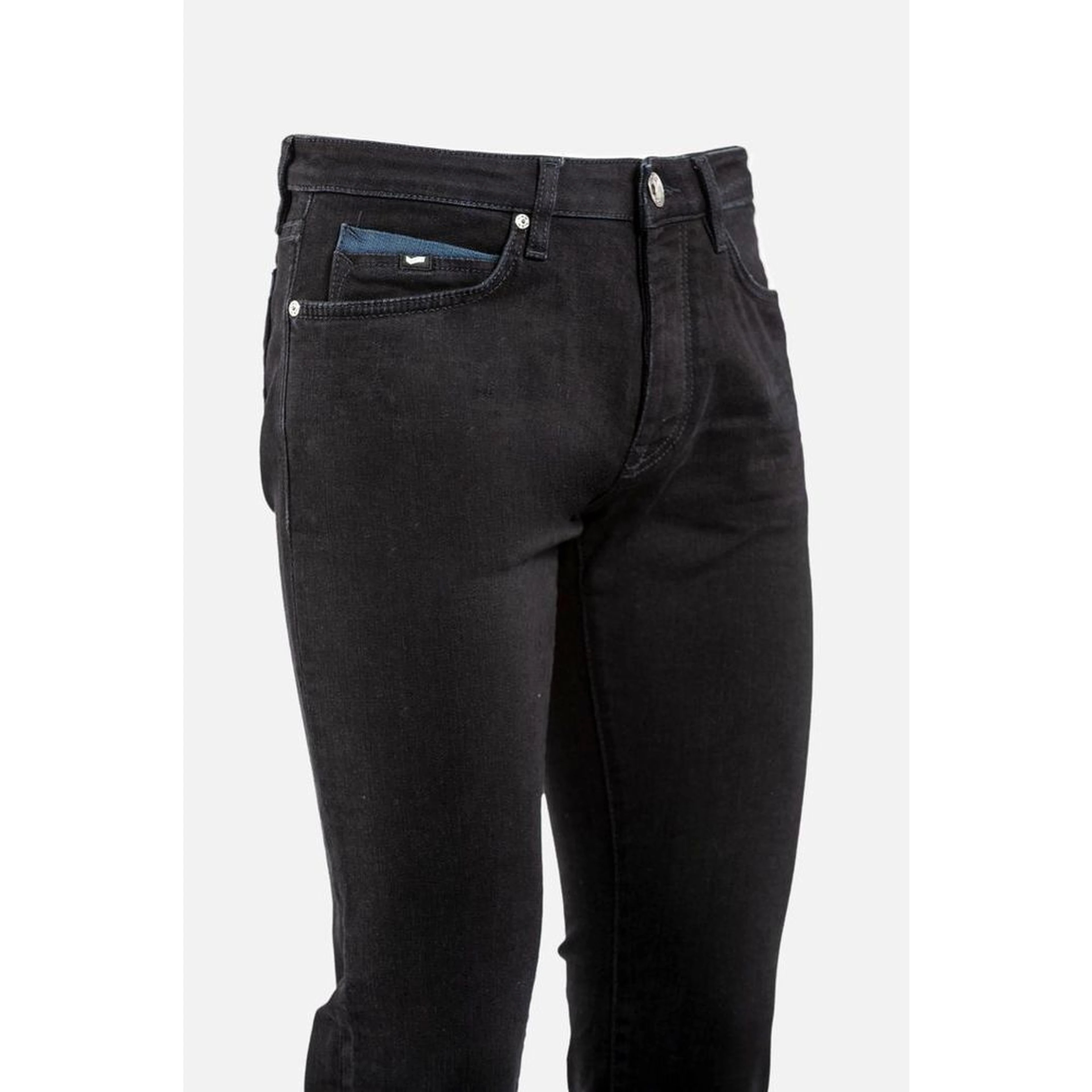 Black Cotton Jeans Denim