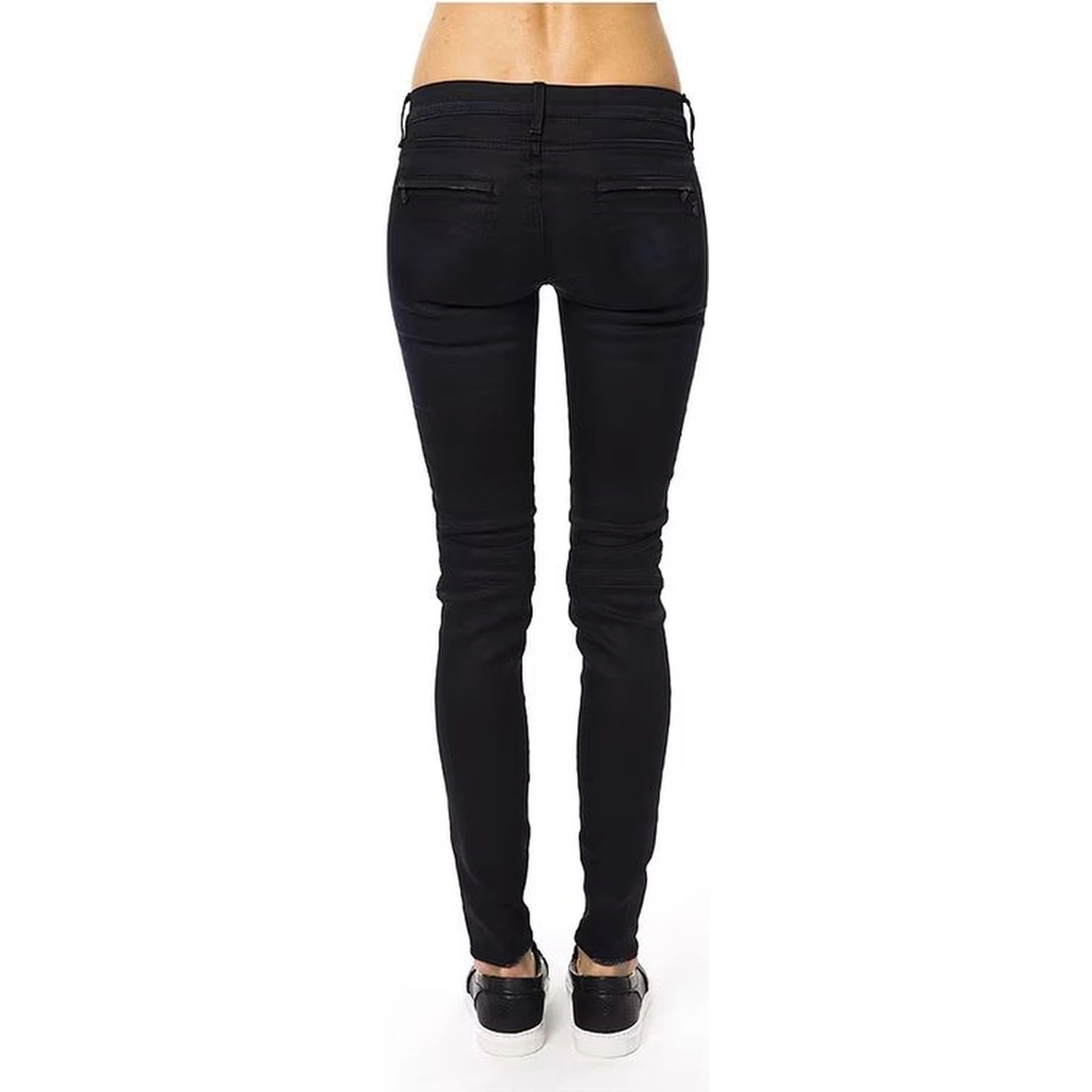 Blue Cotton Skinny Jeans