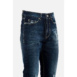 Blue Cotton Jeans Denim