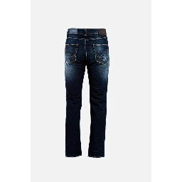 Blue Cotton Jeans Denim