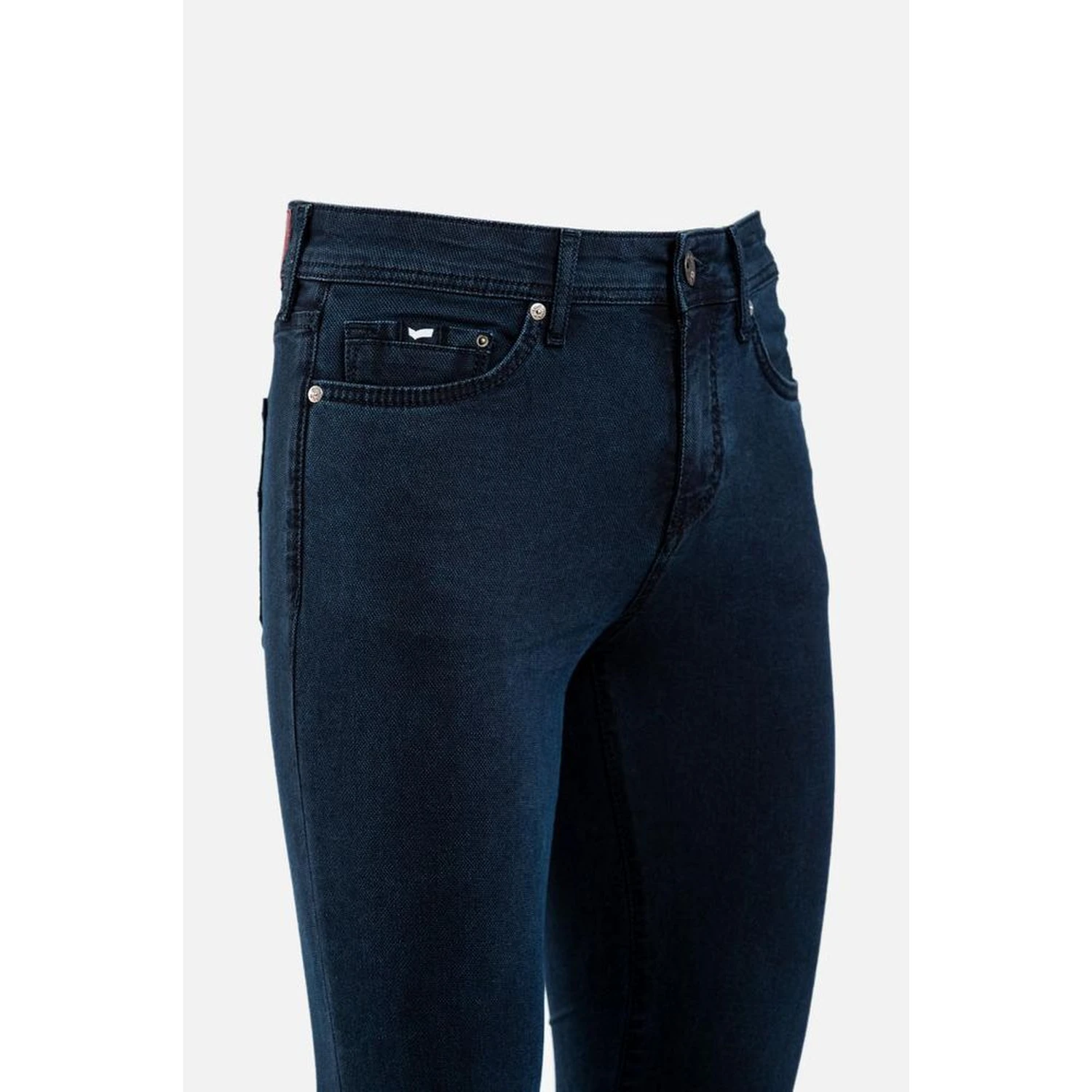 Blue Cotton Slim Fit Jeans