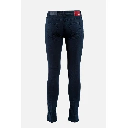 Blue Cotton Slim Fit Jeans