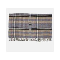 Brown Marabou Poncho