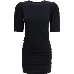 Black Cotton Casual Dress