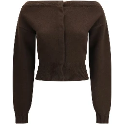 Brown Cashmere Cardigan